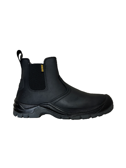 Buffalo slip on safety Boot -Black